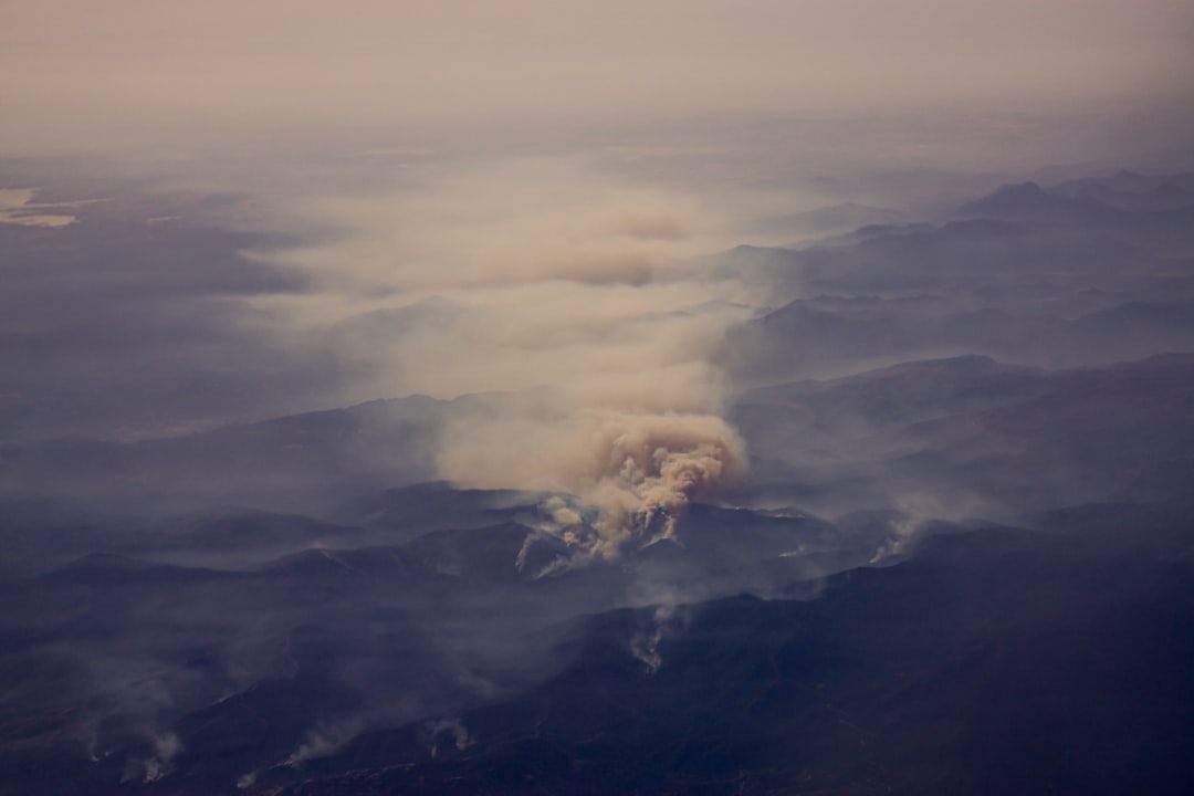 a view of the clouds from above
